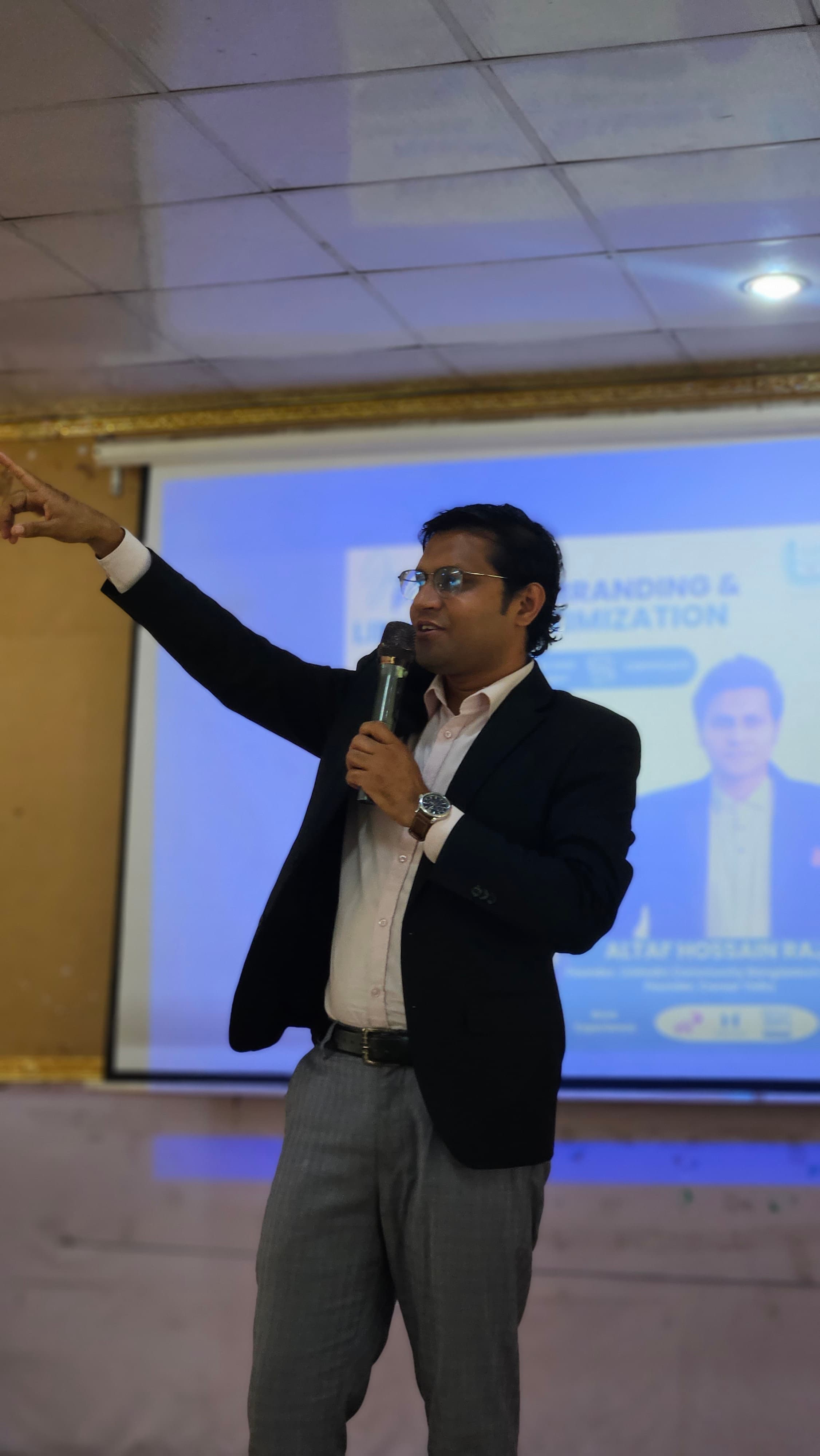 Speakers and founders at an LCB event