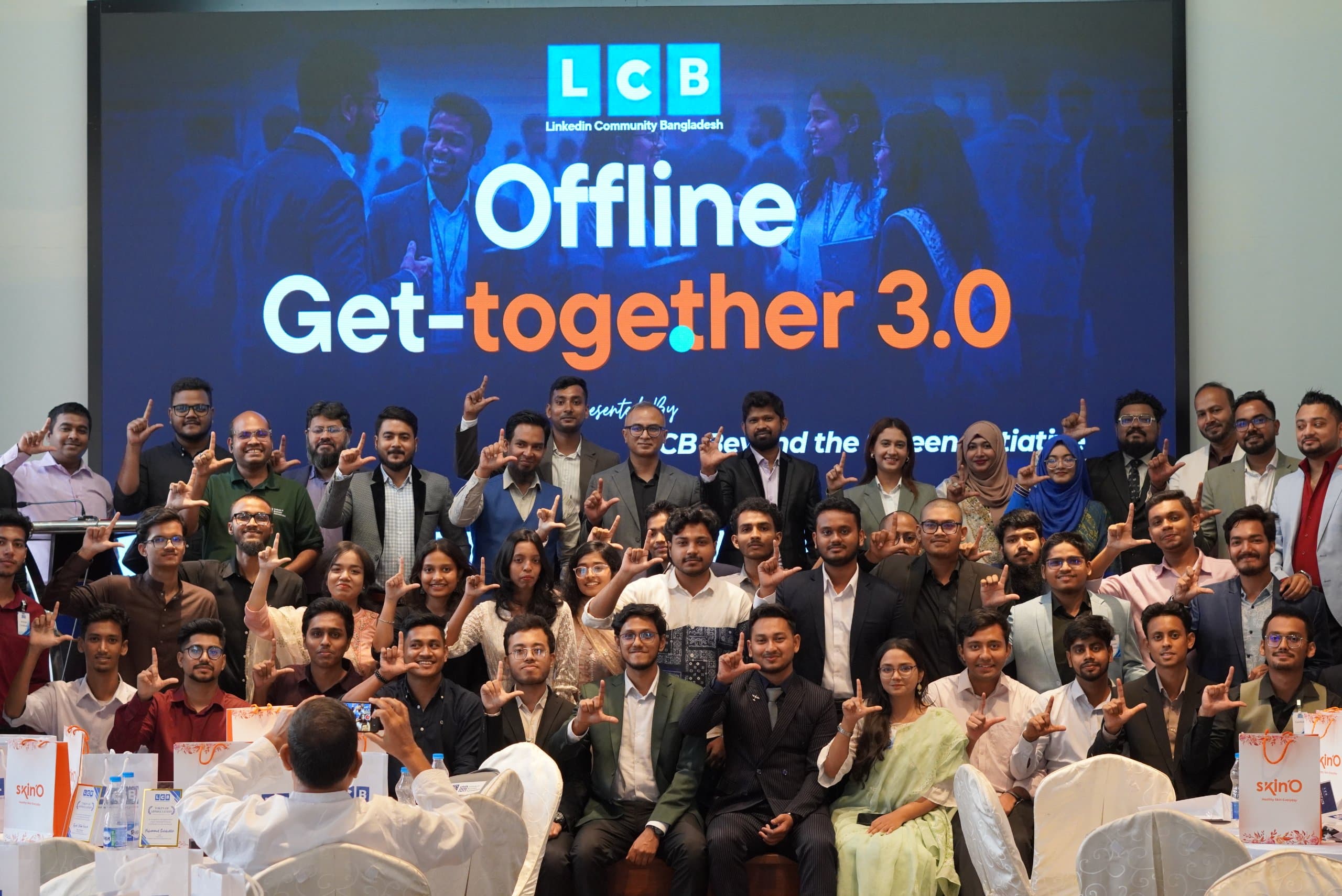 Professionals attend from all over the country